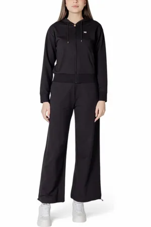 EA7 Dames, Sport, Zwart, Maat: XL Katoen
