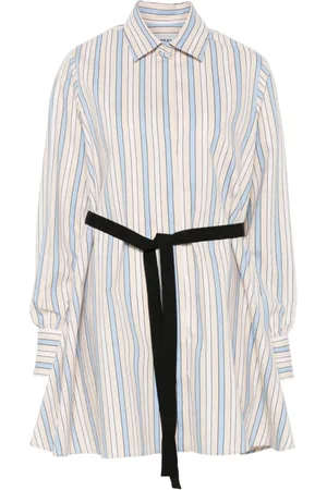 Msgm Dames, Jurken, Blauw, Maat: XS