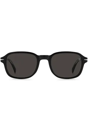 DB EYEWEAR BY DAVID BECKHAM Unisex, Accessoires, Zwart, Maat: 51 MM Leer
