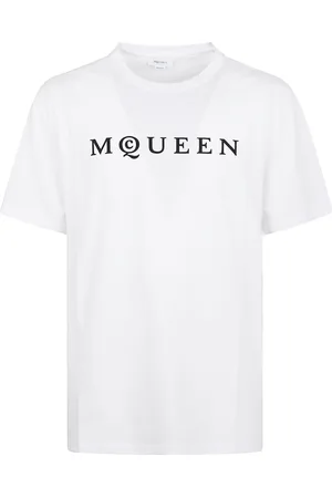 Alexander McQueen Heren, Tops, Wit, Maat: L Katoen