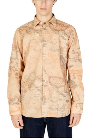 ALVIERO MARTINI 1A CLASSE Heren, Overhemden, , Maat: 4XL Poliester