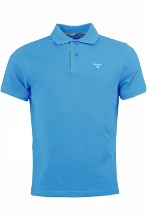 Barbour Heren, Tops, Blauw, Maat: M Katoen