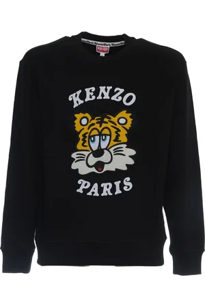 Kenzo Heren, Sweatshirts & Hoodies, Zwart, Maat: S Katoen