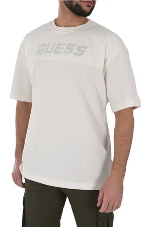 Guess Heren, Tops, Wit, Maat: L Katoen