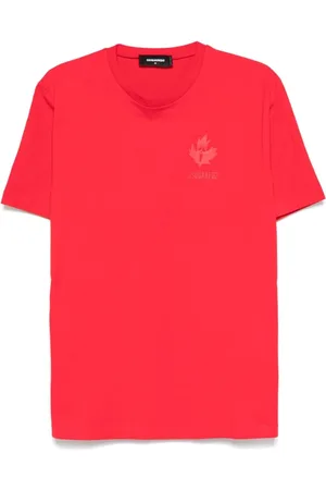 Dsquared2 Heren, Tops, Rood, Maat: 3XL