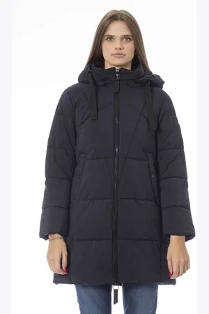 BALDININI Dames, Mantels, Blauw, Maat: L