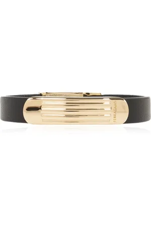 Salvatore Ferragamo Heren, Accessoires, Zwart, Maat: ONE Size Leer