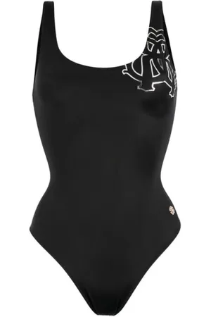 Roberto Cavalli Dames, Badkleding, Zwart, Maat: M Polyamide