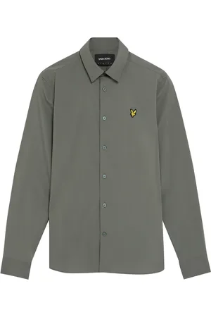 Lyle & Scott Heren, Overhemden, Groen, Maat: S