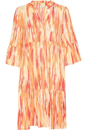 Kaffe Dames, Jurken, Veelkleurig, Maat: 3XL Viscose
