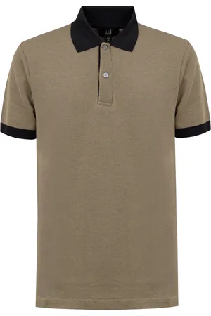 Dunhill Heren, Tops, Groen, Maat: M Piqué