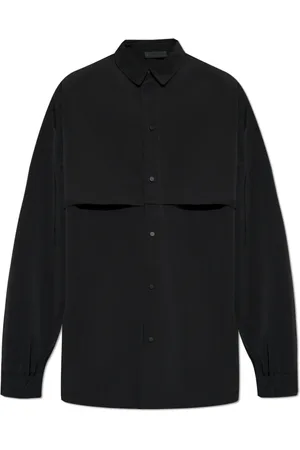 FEAR OF GOD Heren, Overhemden, Zwart, Maat: M Zijde