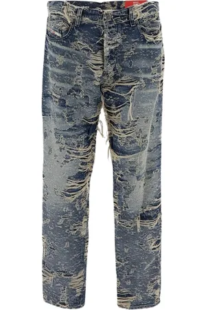 Diesel Heren, Jeans, Blauw, Maat: W32 Denim