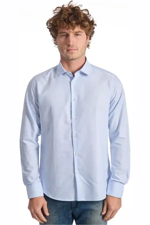 BALDININI Heren, Overhemden, Blauw, Maat: 2XL