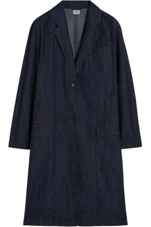 Aspesi Dames, Mantels, Blauw, Maat: S Denim