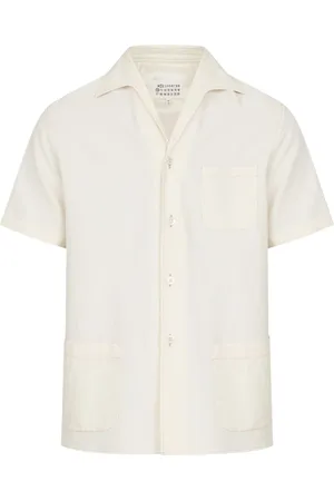 Maison Margiela Heren, Overhemden, Wit, Maat: S