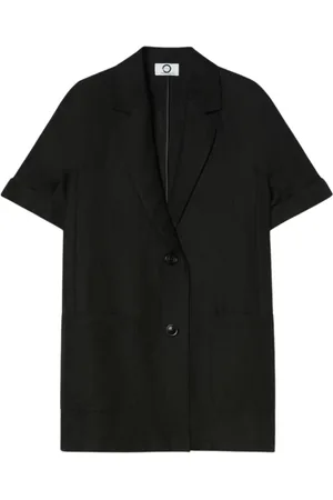 Persona by Marina Rinaldi Dames, Jassen, Zwart, Maat: 3XL Linnen