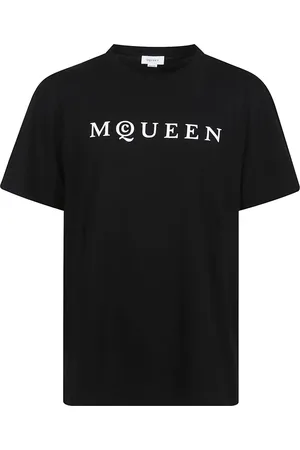 Alexander McQueen Heren, Tops, Zwart, Maat: S Katoen