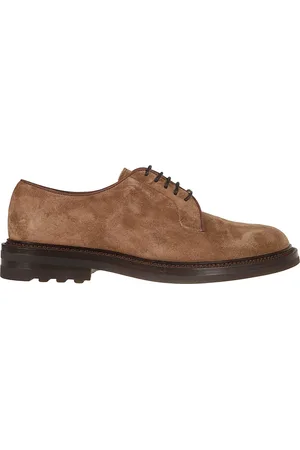 Brunello Cucinelli Heren, Schoenen, Bruin, Maat: 41 EU Leer