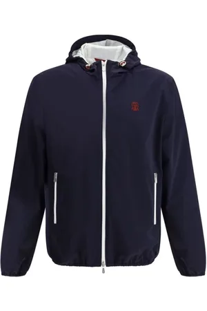 Brunello Cucinelli Heren, Jassen, Blauw, Maat: 2XL