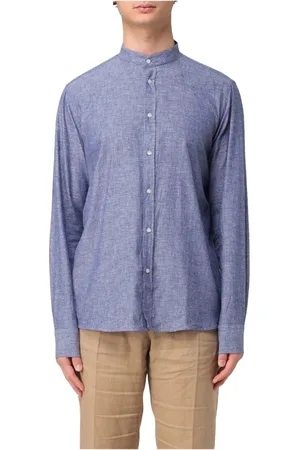 Manuel Ritz Heren, Overhemden, Blauw, Maat: XL Katoen