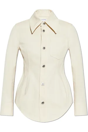 Bottega Veneta Dames, Blouses & Shirts, , Maat: 3XS Denim
