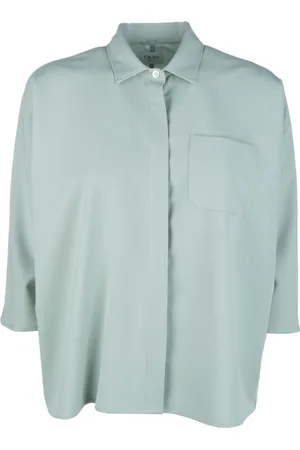 CRUNA Dames, Blouses & Shirts, Groen, Maat: 2XL