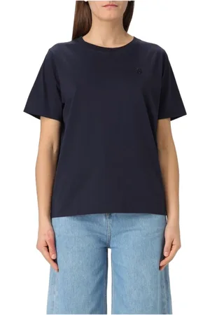 HUGO BOSS Dames, Tops, Blauw, Maat: L Katoen