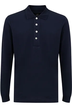 Dunhill Heren, Tops, Blauw, Maat: M Kasjmier