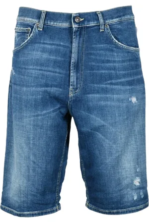 Dondup Heren, Korte broeken, Blauw, Maat: W33 Katoen