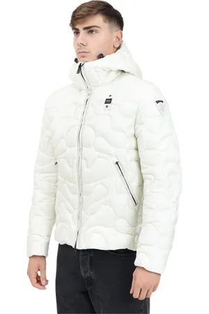 Blauer Heren, Jassen, Wit, Maat: 2XL Polyamide