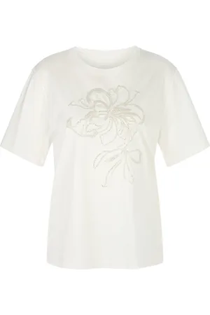 Marc Cain Dames, Tops, Wit, Maat: L