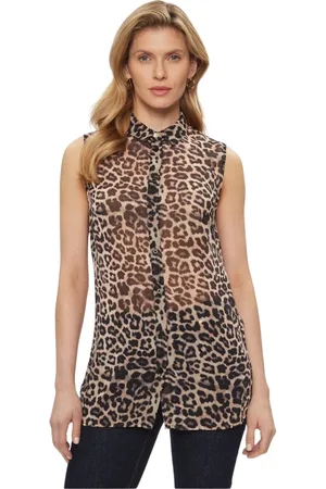 Guess Dames, Blouses & Shirts, Veelkleurig, Maat: L Poliester