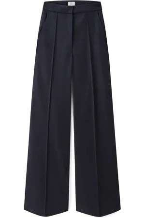 Woolrich Dames, Broeken, Blauw, Maat: W31 Katoen