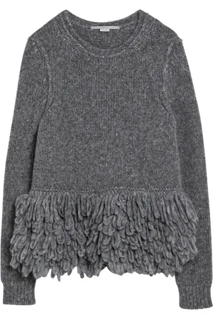 Stella McCartney Dames, Truien, Grijs, Maat: XS Wol