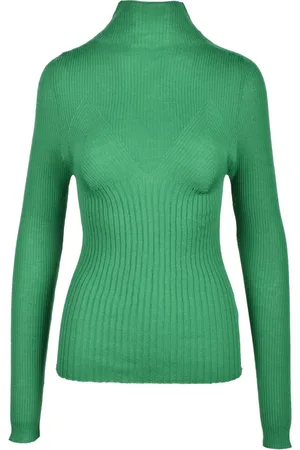 ERIKA CAVALLINI Dames, Truien, Groen, Maat: L Wol
