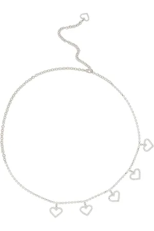 Alessandra Rich Dames, Accessoires, Grijs, Maat: ONE Size