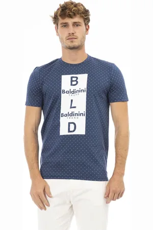 BALDININI Heren, Tops, Blauw, Maat: L