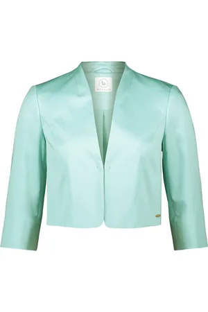 Betty & Co Dames, Jassen, Blauw, Maat: 2XL Leer