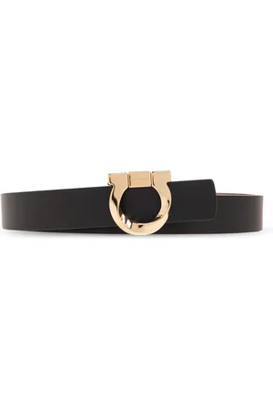 Salvatore Ferragamo Dames, Accessoires, Zwart, Maat: 85 CM Leer