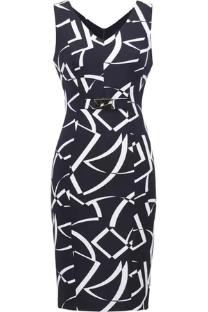 Joseph Ribkoff Dames, Jurken, Blauw, Maat: XL