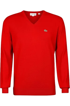 Lacoste Heren, Truien, Rood, Maat: M Wol
