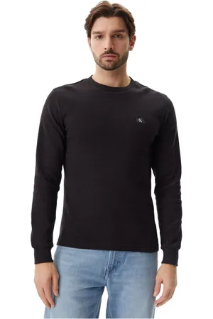 Calvin Klein Heren, Tops, Zwart, Maat: L Katoen