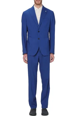 Manuel Ritz Heren, Pakken, Blauw, Maat: M Wol