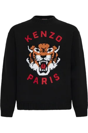 Kenzo Heren, Truien, Zwart, Maat: M Katoen