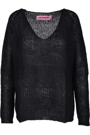 PINK MEMORIES Dames, Truien, Zwart, Maat: XS Wol