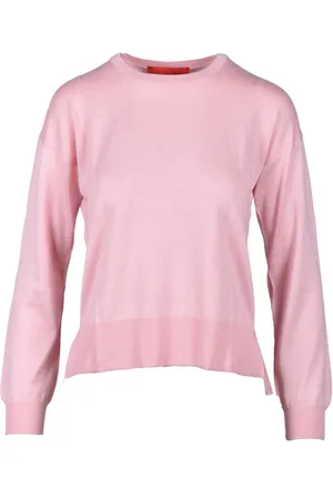 FARFETCH Dames, Truien, Roze, Maat: S Zijde