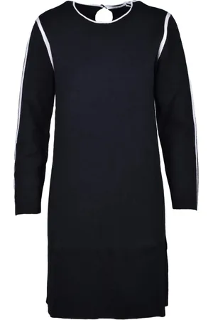 KANGRA CASHMERE Dames, Jurken, Zwart, Maat: S Wol