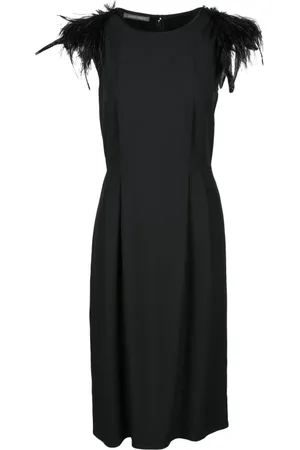 Alberta Ferretti Dames, Jurken, Zwart, Maat: M Viscose