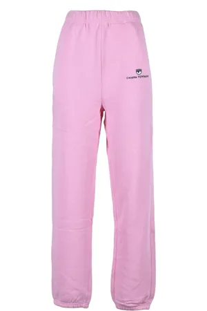 Chiara Ferragni Dames, Broeken, Roze, Maat: M Katoen